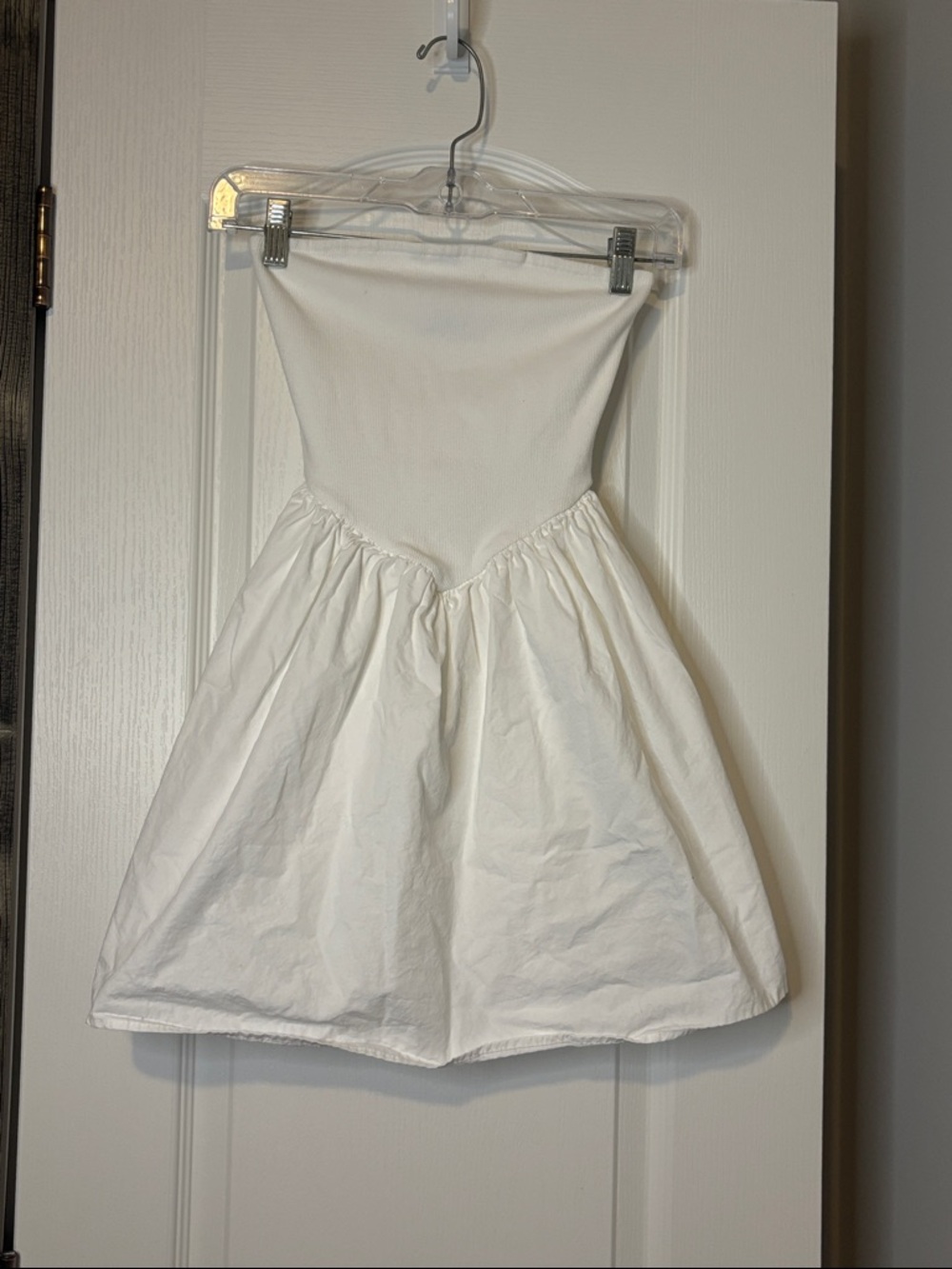 RSQ White Strapless Mini Dress size Xs